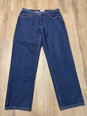 Columbia Men's Dark Blue Classic Straight Leg Jeans